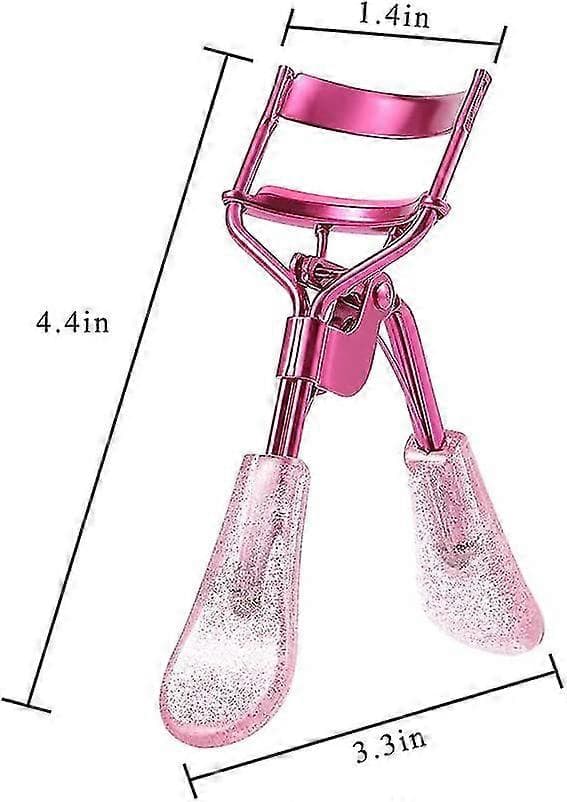 Øyenvippebøyere rosa med 2 silikonpåfyllingsputer (rosa)