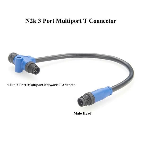 NMEA 2000 N2k Marine T-stik Kabel IP67 M12 5-benet Han til Hun Backbone Drop Tee Splitter Kabel til Garmin