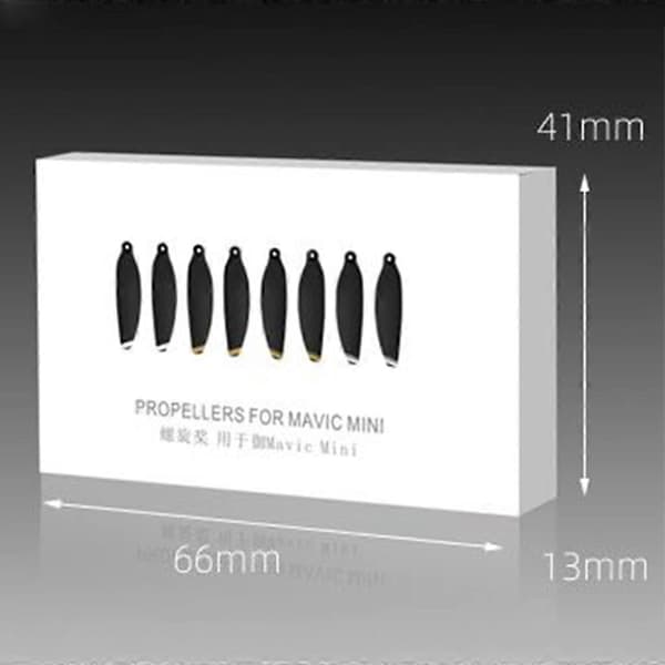[LCS] Lette og holdbare, enkle å montere og demontere, hurtigutløsende propeller for flystabilitet til Mavic Mini Drone, blå Black
