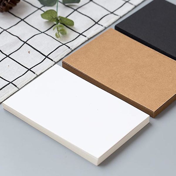 20 kpl/erä luovia tyhjiä postikortteja Kraft-pahvia mustavalkoista DIY-leikekirjaa graffitipaperia retro-onnittelukortti paperitavara