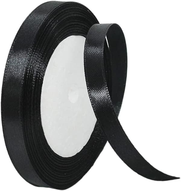[LCS] Sort bånd 10 mm til gaveindpakning