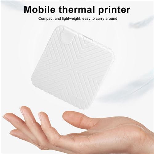 [LCS]Mini bærbar termisk printer 203DPI Foto ABS PC 58mm Blueto