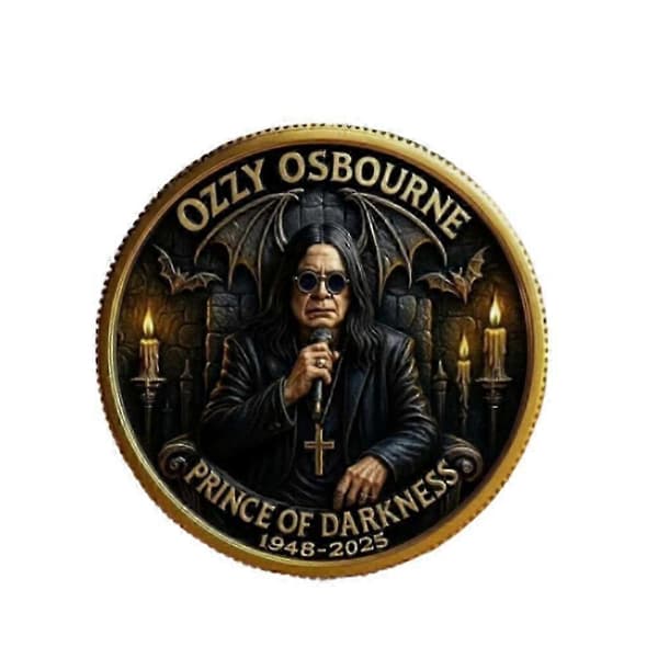 [LCS]Ozzy Osbourne Farewell Mønt - Hyldest til Rocklegenden Samlerobjekt B