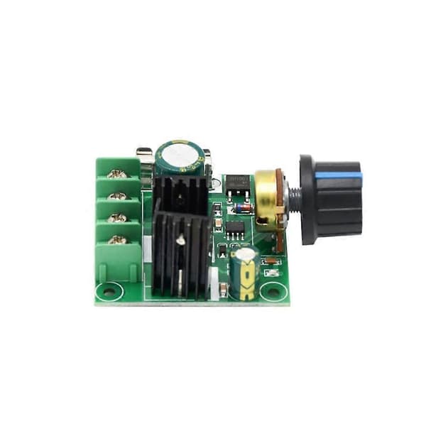 12V-40V PWM DC Motor Hastighedsregulator med Knapkontakt 10A LED Hastighedsregulator og Dæmpningsmodul