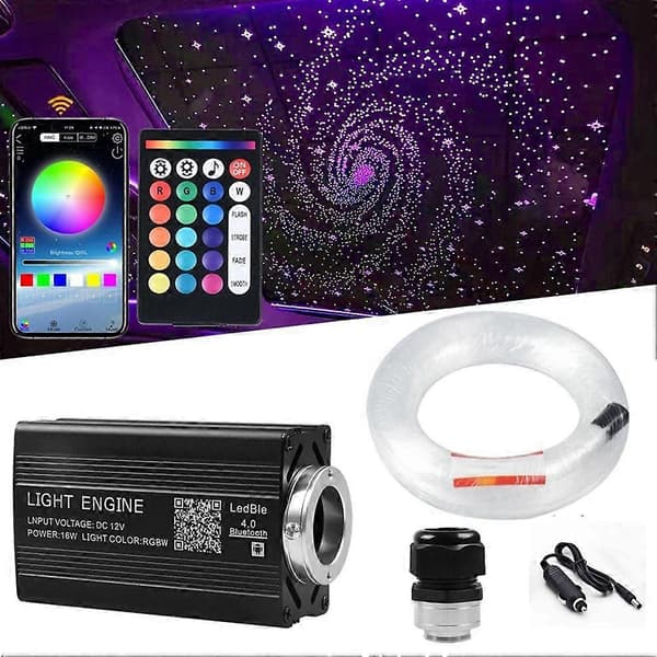 [LCS] 1000 pcs Fiber Optic Car Home Upholstery Star Light Kit Ceiling Lights Remote Control