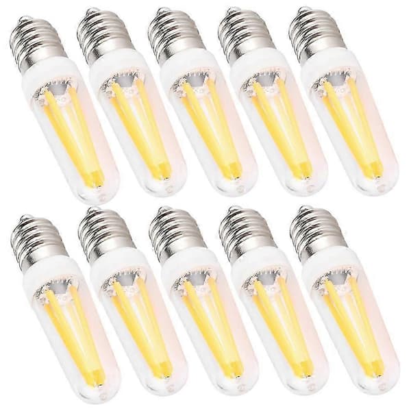 10 stk. Mini dæmpbar E14 LED-pære 3W AC til hjemmebilskab Hotelbelysning
