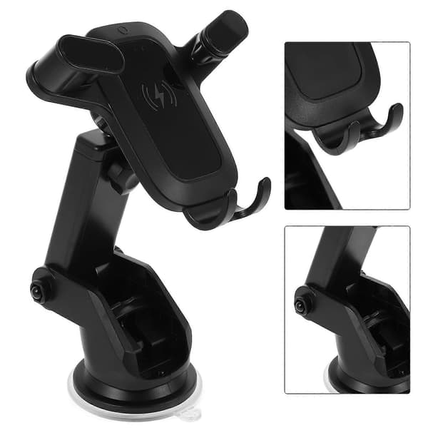 Sugekopp Telefonfeste Automatisk Sensor Telefonlader Bilholder 1 sett