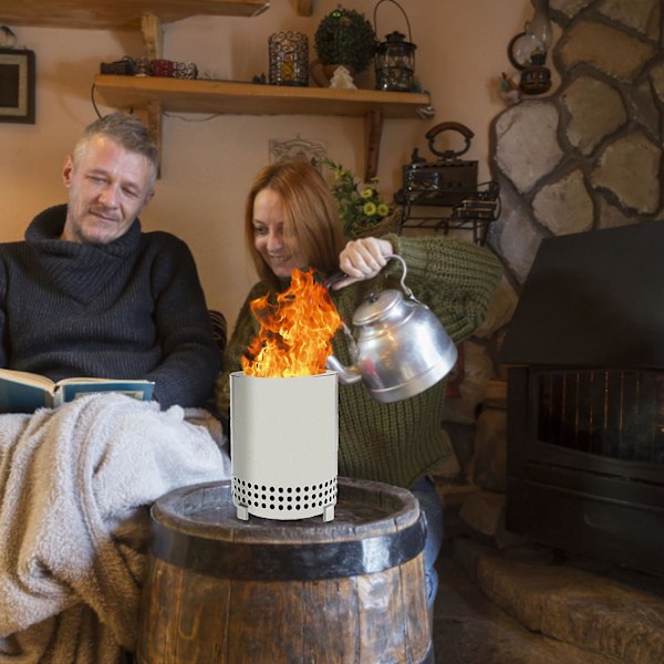 Bordkomfyr for peis, campingkomfyr, enkel komfyr, bordkomfyr, varmeovn, rustfritt stål komfyr (FMY) red