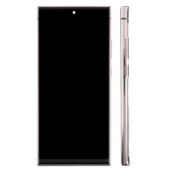 [LCS] För Samsung Galaxy Note20 Ultra SM-N986B 6,72 tums TFT LCD-skärm Digitizer Full Assembly med ram, stöder inte fingeravtrycksidentifiering Gold