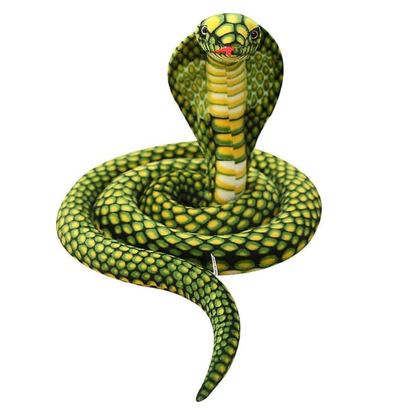 [LCS]Realistiska jätte-kobra-orm-gosedjur green