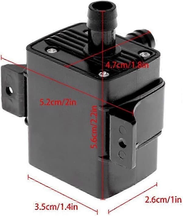 Bärbara små pumpar högkvalitativ mikro-mikro dc 12v borstlös dränkbar pump dator vattenkylning [MI]