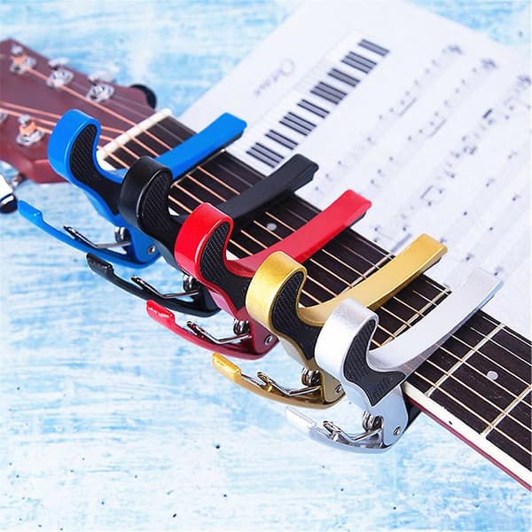 [LCS]Guitar Tilbehør Aluminiumlegering Guitar Tuner Klemme Gold