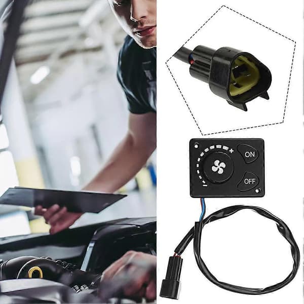 12V/24V parkeringsvarmer controller kontaktknap til bil lastbil luft dieselvarmer As shown