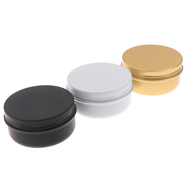 [LCS]57*27mm Farverige Gevindede Aluminiumsdåser Silver