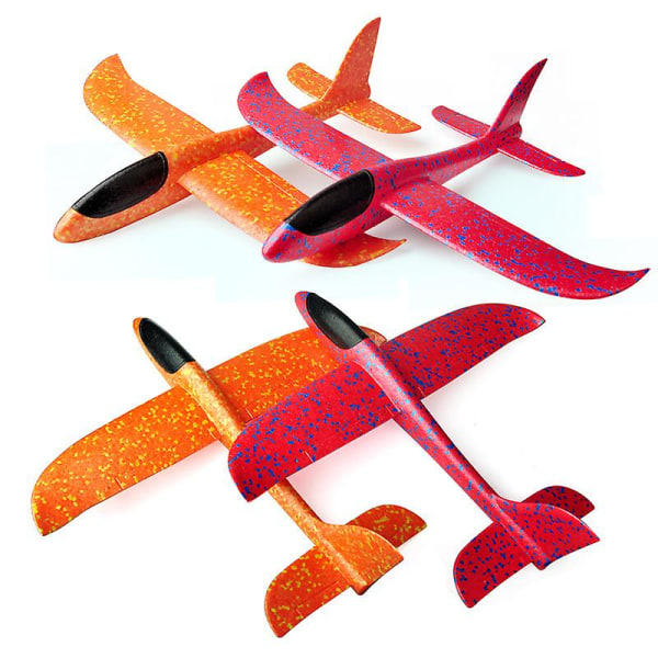 Epp skum kastar flygande flygplan pussel modell leksaker orange