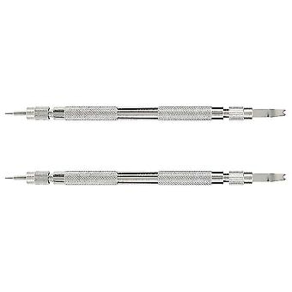 2st Klockgaffel Manuella Reparationsverktyg Set Dubbelhövdad Legerat Stål för Armbandsbyte
