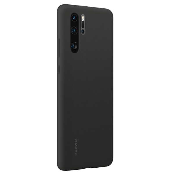 Huawei Sort Silikone Hårdt Cover til P30 Pro