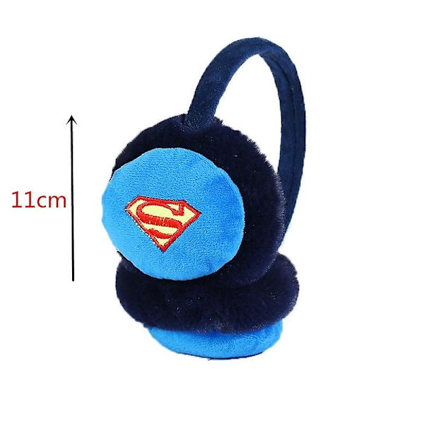 Varme Søde Tegneserie Plys Børn Tykkere Ørevarmere Superman