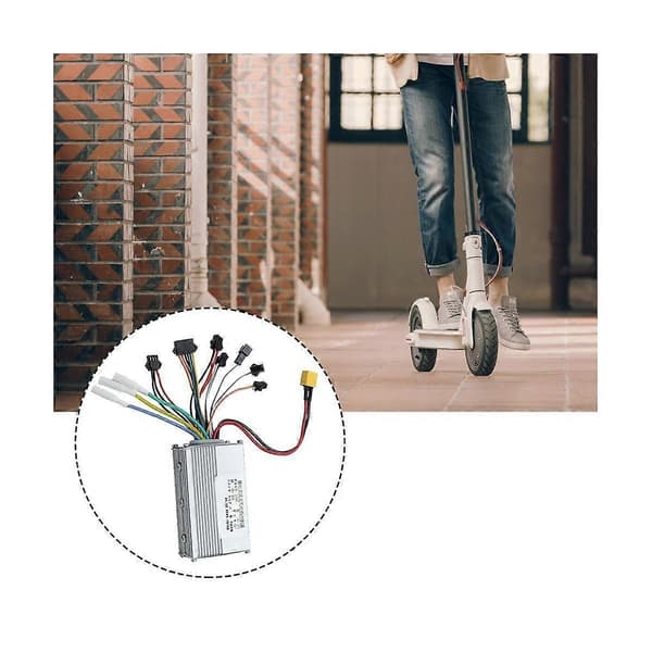 [LCS] Til JP 48V 25A Controller Børsteløs Motor Uden Hall Controller til JP Elektrisk Scooter Tilbehør Silver
