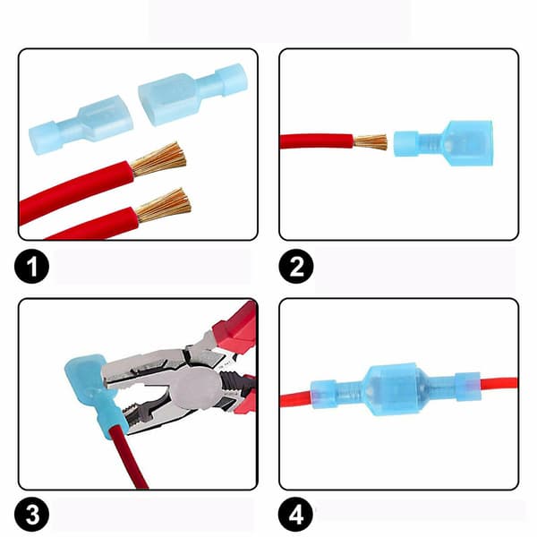 [LCS]Isolerade elektriska kabelterminaler Crimp-kontakt