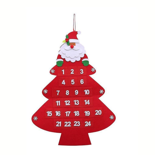 Julgransprydnader juldekorationer stora filtar adventskalender