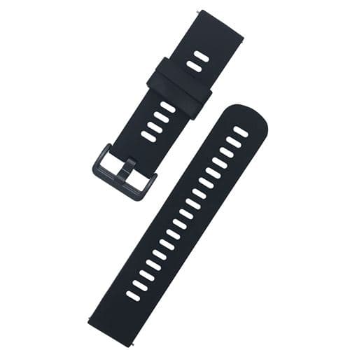 [LCS]Enkelt silikonerem kompatibel med Amazfit GTS 2 - Sort
