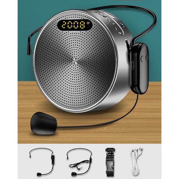 Trådlös högtalare för föreläsare, Bluetooth-headset för lärare, mini-föreläsningsmikrofon, undervisningshögtalare