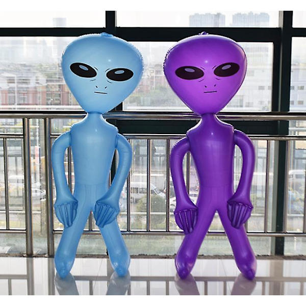 PVC Oppblåsbar Alien Leke 3 stk