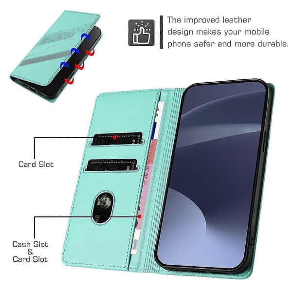[LCS] Præget pung PU-etui til Oukitel Wp52 5g For Oukitel C51