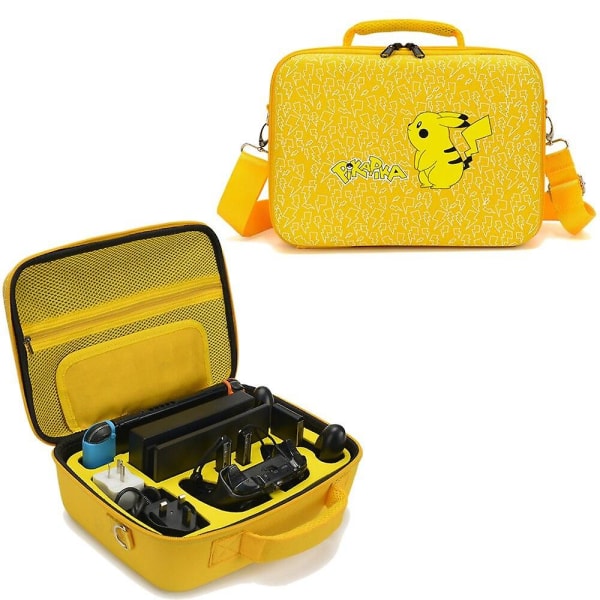 Resväska för nintendo switch väska spel case tillbehör kit cover väska nintedo nitendo swich swith förvaring karting Yellow