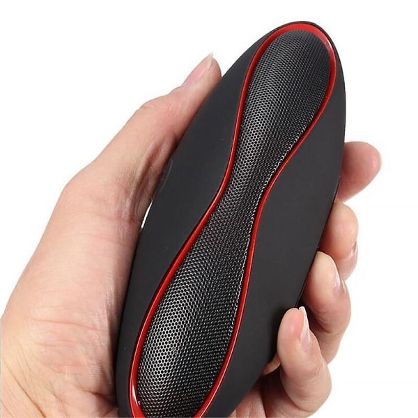 Bärbar trådlös Bluetooth högtalare 3d-ljudsystem Stereo Musikhögtalare Mini Tf Super Bass Column Akustisk Omgivning Black