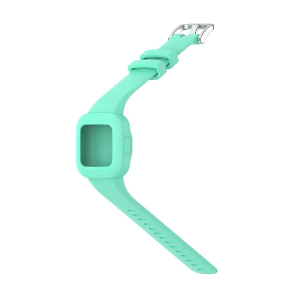 Til Garmin Vivofit JR3 Silikone Ensfarvet Urrem Teal