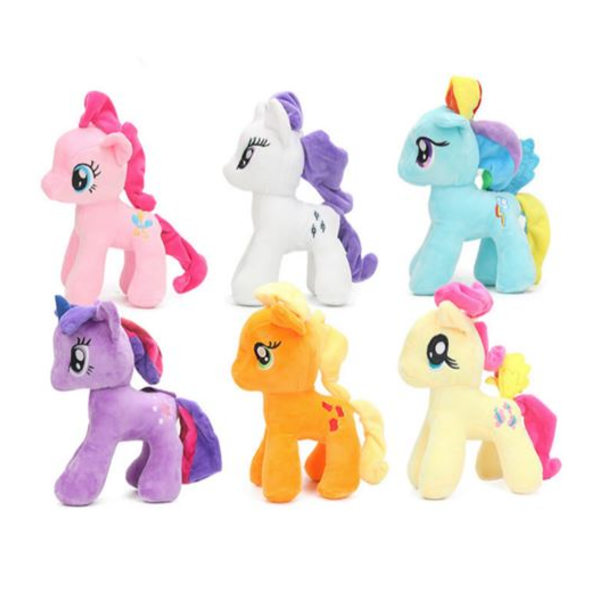 Set med 6 st Mjuka Gosedjur My Little Pony Pinkie