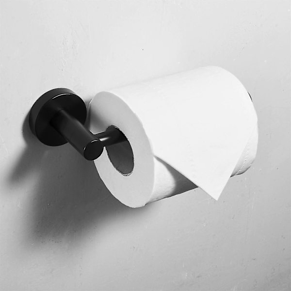 Moderne Baderom Svart Hardware Rustfritt Stål Håndkleholder Håndkle