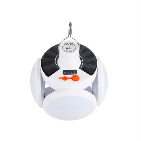 Solcellelamper for utendørs bruk, teltlampe, nattlampe, innendørs lyspære for hjem, soverom, hage