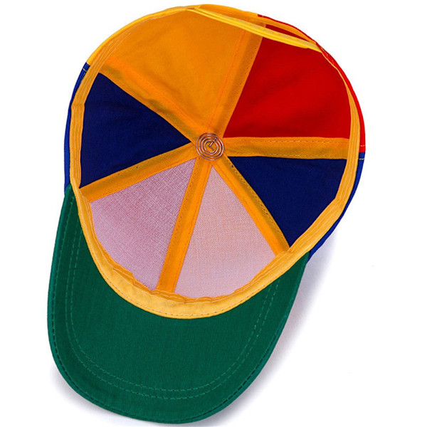 Aikuisten bambusudenkorento-design baseball-lippis, sateenkaari-design baseball-lippis, hauska, palautuva, helikopterin potkuri oranssi XS Company orange