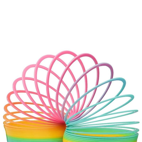 Färgglad Regnbåge Cirkel Magisk Cirkel Nerför Trappor Kreativ Dekompression 7 Färgers Spiral 7.5x6.5cm