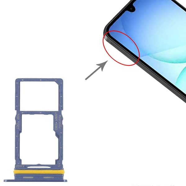 [LCS]Til Samsung Galaxy A17 5G SM-A176B KOMPATIBEL SIM + SIM / Micro SD-kortbakke Blue
