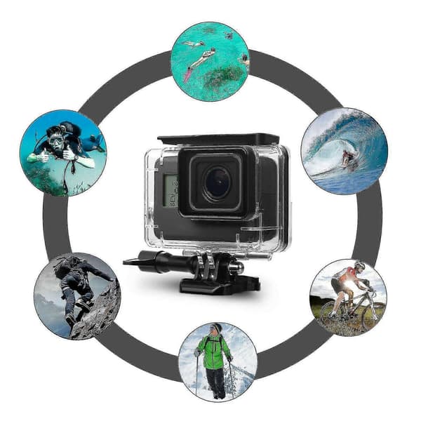 [LCS]Gopro Hero 7 Black 6 5 Vanntett Deksel Med Stativ
