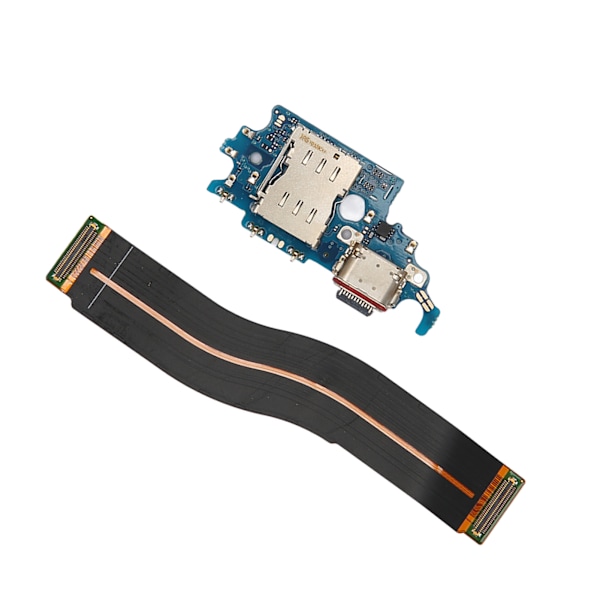 USB Ladeport Flex Kabel Erstatning Lader Dock Kort Flex Kabel Kobling for Galaxy S21 G991B/N Versjon med Verktøy