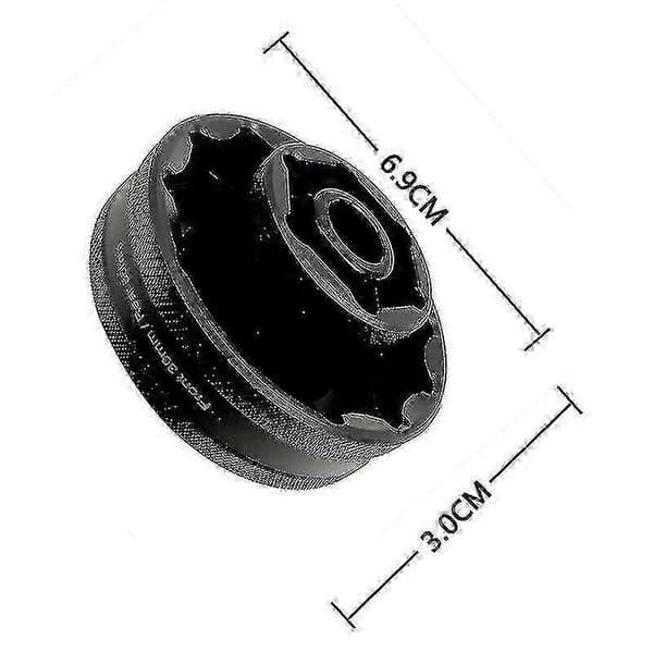 [LCS]Ducati 1098 1198 1199 Diavel -pyöränmutteriavain 55mm + 30mm black