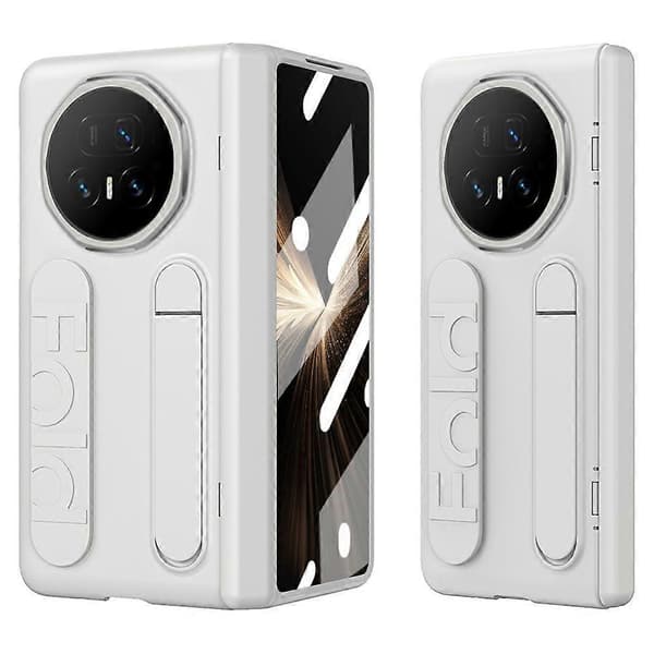 [LCS] For Honor Magic V5 5G Deksel Støtteben Håndleddsrem Hardt PC Telefondeksel White