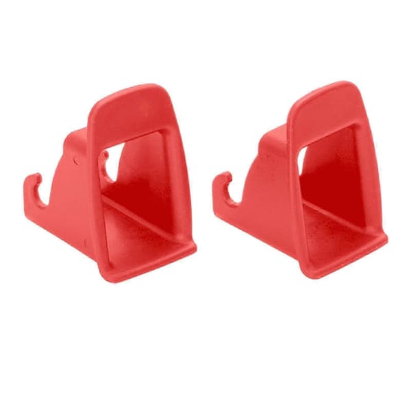 2 st bilbarnstol Isofix-guider Spår Sätestillbehör Premium Universal Passform Red