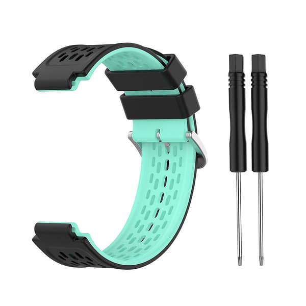 For Garmin Approach S2 / S4 silikonklokkerem Black Mint Green