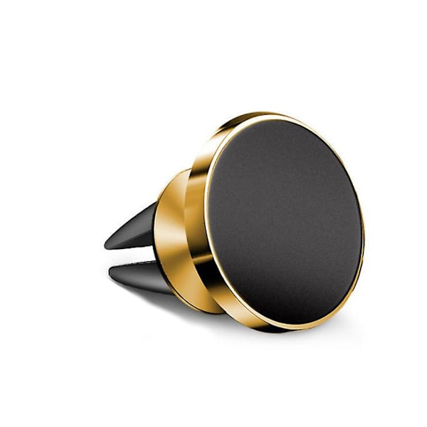 Magnetisk mobilholder for bil, passer i luftventil, universalfeste, forskjellige farger gold