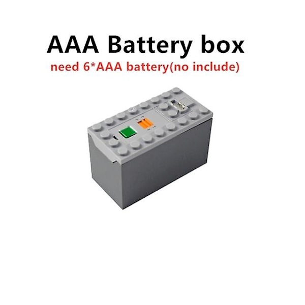 Tekniske Dele Motor Multi Power Funktioner 8293 8883 Værktøj Servo Tog Model Sæt Byggeklodser Kompatible Alle Mærker AAA-Battery-box