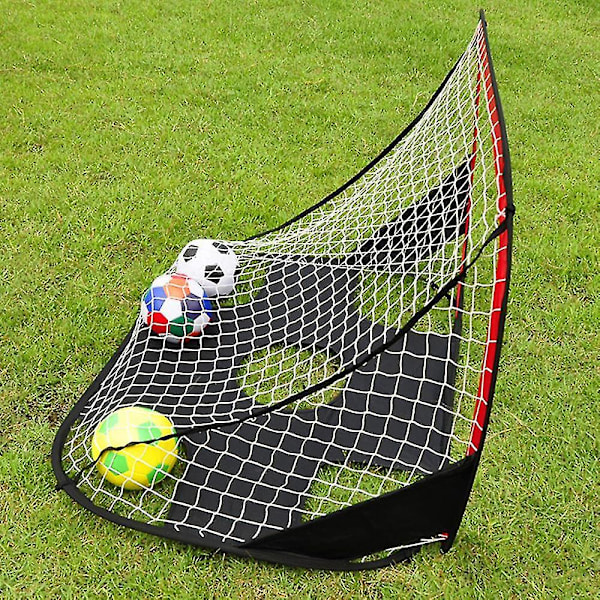 Mini fotbollsmål bärbart fotbollsmålnät med bärväska utomhus