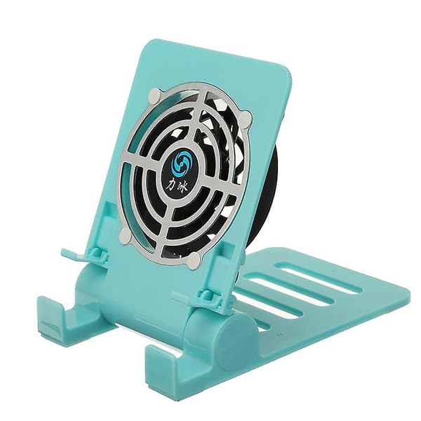 Bakeey mini ventilator kølende desktop telefonholder foldbar varmeafledning