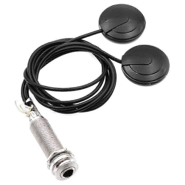 Piezoelektrisk elgitarpickup, 30 mm diameter, eliminerer ekstern interferensstøy