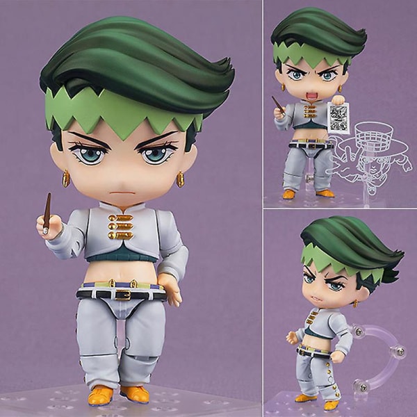 Jojo's Bizarre Adventure Actionfigur Målad Tecknad Anime Karaktär Modell Skrivbordsdekoration För 1256 Rohan Kishibe